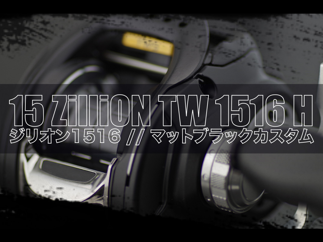 ベイトリール塗装リペイント (ZILLION TW 1516 H)