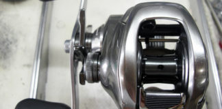 シマノ 18 バンタム MGL XG 分解メンテナンス写真