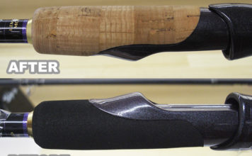 エギングロッドのグリップを交換する 写真