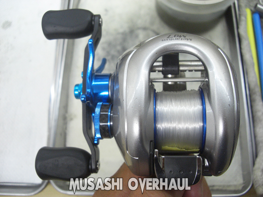 シマノ ite/448809/2406/シマノ　SHIMANO　ベイトリール　07 メタニウムMG7 (右)/ハンドル；GOMEXUS換装