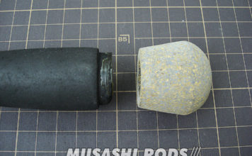 デプス バレットショット HGC-70HF エンドグリップカスタム (ロッドカスタム日記 #95)
