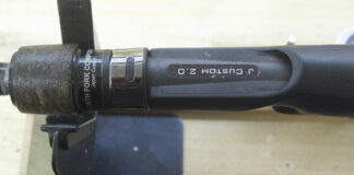 ノースフォークコンポジット Jカスタム 2.0 UTR68MH グリップ改造写真