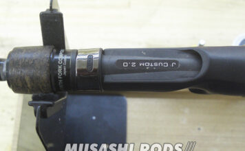 ノースフォークコンポジット Jカスタム UTR68MH グリップ改造 (ロッドカスタム日記 #109) ノースフォークコンポジット Jカスタム 2.0 UTR68MH グリップ改造写真