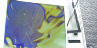 ホンデックス魚探画面張り替え