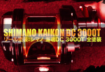 シマノ 海魂DC DC3000T リールペイント写真