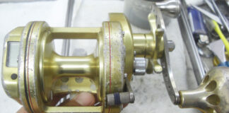 シマノ 08 海魂 3000TH オーバーホール修理写真