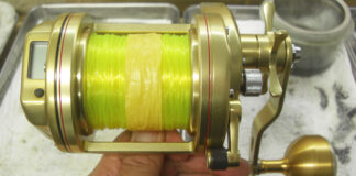 シマノ 08 海魂 4000TH 修理メンテナンス写真