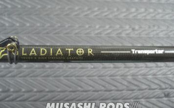 レイドジャパン グラディエーター G-611MC トランスポーター ガイド修理 (ロッドカスタム日記 #127) レイドジャパン グラディエーター G-611MC ガイド修理写真