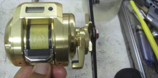 シマノ 18オシアコンクエストCT 300PG メンテナンス写真