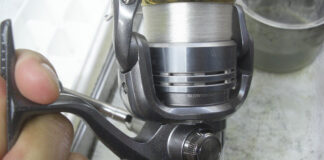 シマノ 08 ツインパワー 2500S (02234) 分解修理メンテナンス写真