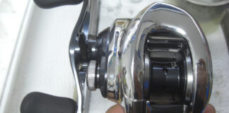 シマノ 19 アンタレス HG 左 ベアリング 異音 修理メンテナンス写真