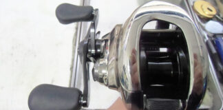 シマノ 21 アンタレスDC HG 左 キズ修正 元に戻す 写真