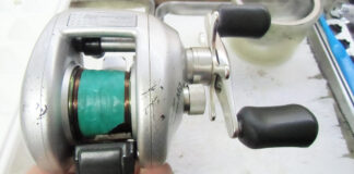 シマノ 00スコーピオンメタニウムMg 右 (RH420) メンテナンス修理受付写真