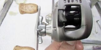 ダイワ TD-Z 103HL ドラグ滑り解消 修理写真