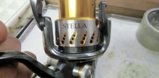 シマノ 07 ステラ 4000S ベアリングガリ異音 分解写真