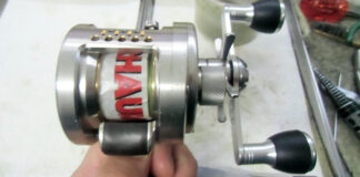 シマノ 03 カルカッタコンクエスト 200DC (RH460) 分解メンテナンス写真