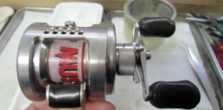 シマノ 04 カルカッタコンクエスト 100DC (01865) クロスギア破損修理写真