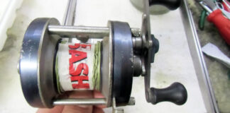 アブ ガルシア アンバサダー5500c ボディ磨き 修理写真