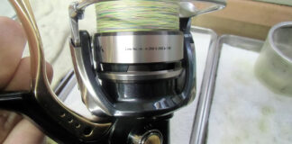 ダイワ 12 尾長モンスター 4000 LBD ネジ舐め メンテナンス写真