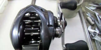 シマノ 18 アルデバランMGL 30HG リールカスタム修理写真