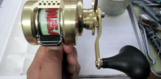 シマノ 15 オシアコンクエスト 300HG 右 (034021) 分解修理写真