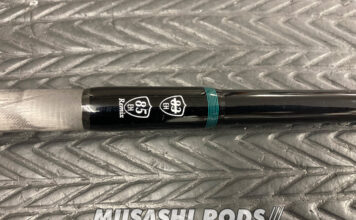 DRT × ツララ 85remix 85リミックス ガイドリング 割れ修理 (ロッドカスタム日記 #147) DRT × ツララ 85remix 85リミックス ガイド修理写真