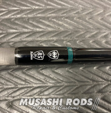 DRT × ツララ 85remix 85リミックス ガイドリング 割れ修理 (ロッドカスタム日記 #147) DRT × ツララ 85remix 85リミックス ガイド修理写真