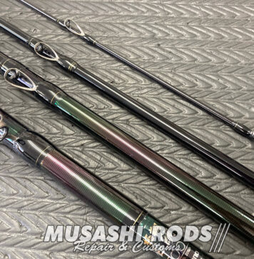 シマノ 石鯛竿 極翔 石鯛 500 (22824) 全塗装＆スレッド巻き直し レストア修理写真