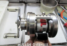シマノ 10 カルカッタコンクエスト 101DC (RH56 02280) メンテナンス修理写真