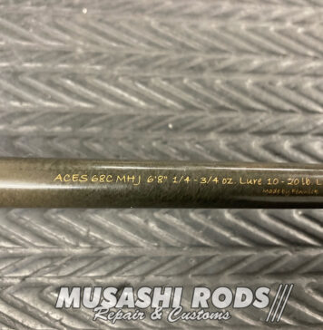 ティムコ フェンウィック エイシス68C MHJ ガイド修理写真