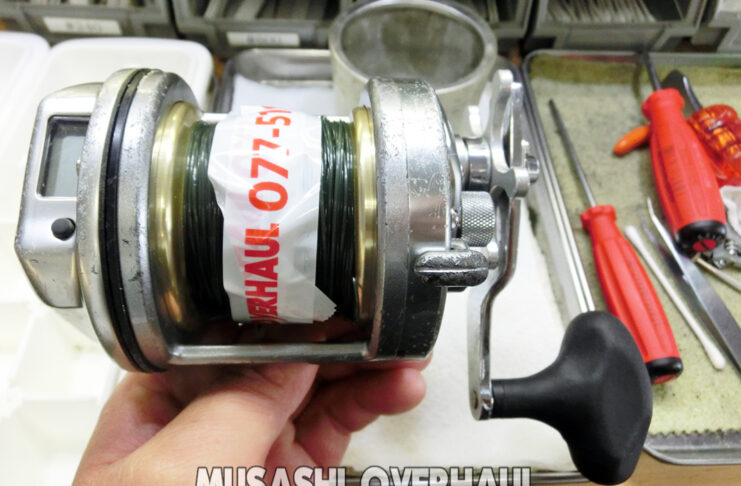 シマノ 09 スピードマスター石鯛 3000t (02334) メーターバぐる 修理写真