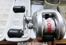 シマノ 00 スコーピオンメタニウムMG RH425 左 (01256) メンテナンス修理写真