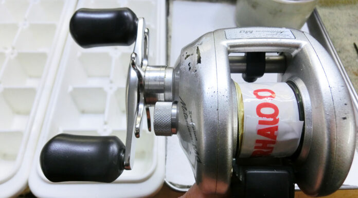 シマノ 00 スコーピオンメタニウムMG RH425 左 (01256) メンテナンス修理写真