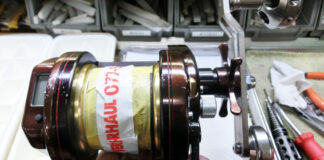 シマノ 07 海魂 DC 3000T (02129) メンテナンス修理写真