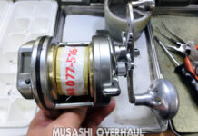 シマノ 09 スピードマスター石鯛 2000T (02333) メンテナンス修理写真