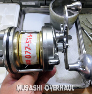 シマノ 09 スピードマスター石鯛 2000T (02333) メンテナンス修理写真