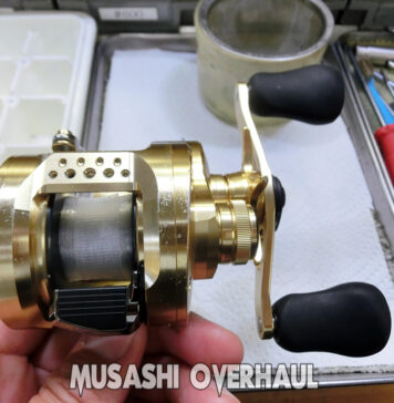 シマノ 22 カルカッタコンクエスト 200XG 右 (04402) リールメンテナンス修理写真