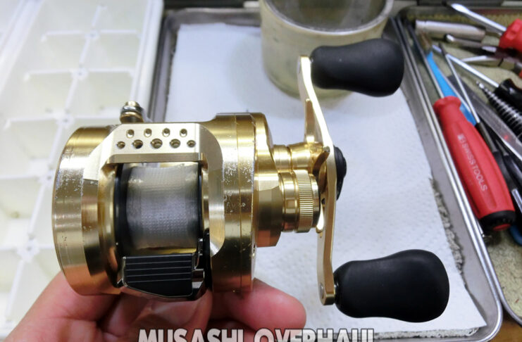シマノ 22 カルカッタコンクエスト 200XG 右 (04402) リールメンテナンス修理写真
