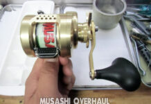 シマノ 22 オシアコンクエスト 300HG 右 (044440) メンテナンス修理写真