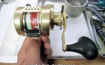 シマノ 22 オシアコンクエスト 300HG 右 (044440) メンテナンス修理写真