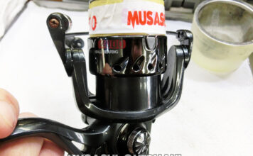 スピングリール ROOKEY 4000 メンテナンス修理写真