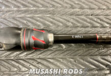 シマノ 20 ゾディアス 176M-2 バスロッド (39690) ガイド折れ修理写真