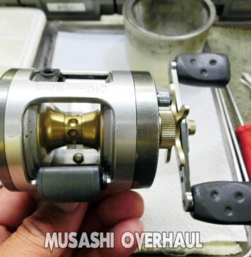 メンテナンス日記#1907:アブ ガルシア モラム SX3600C ULTRA MAG (1294133) ハンドル逆転 アブ ガルシア モラム SX3600C ULTRA MAG (1294133) メンテナンス修理写真