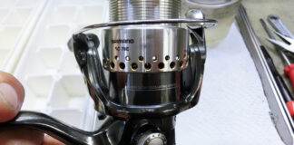 シマノ 01 ステラ FW2500S (SC78E) メンテナンス修理写真