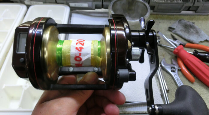 シマノ 07 海魂DC 4000T (02130) メンテナンス修理写真