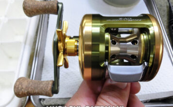 ダイワ ミリオネア CV-Z 103 クラブM グリーン＆ゴールド (00613829) メンテナンス修理写真