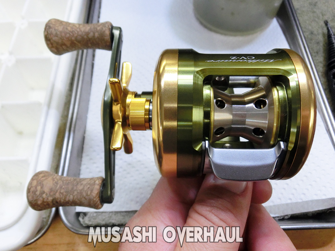 1 daiwa millionare cvz 103 club green 00613829 4960652503150 reel sabi shuri overhaul mentenance shuri shashin