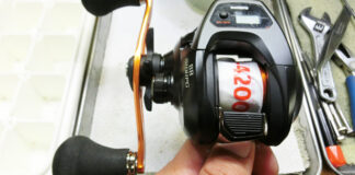 シマノ 21 バルケッタ BB 151DH-PG 左 (044068) メンテナンス修理写真