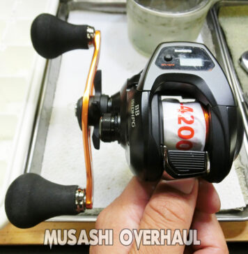 シマノ 21 バルケッタ BB 151DH-PG 左 (044068) メンテナンス修理写真