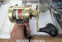 シマノ 22 オシアコンクエスト 300HG 右 (044440) メンテナンス修理写真